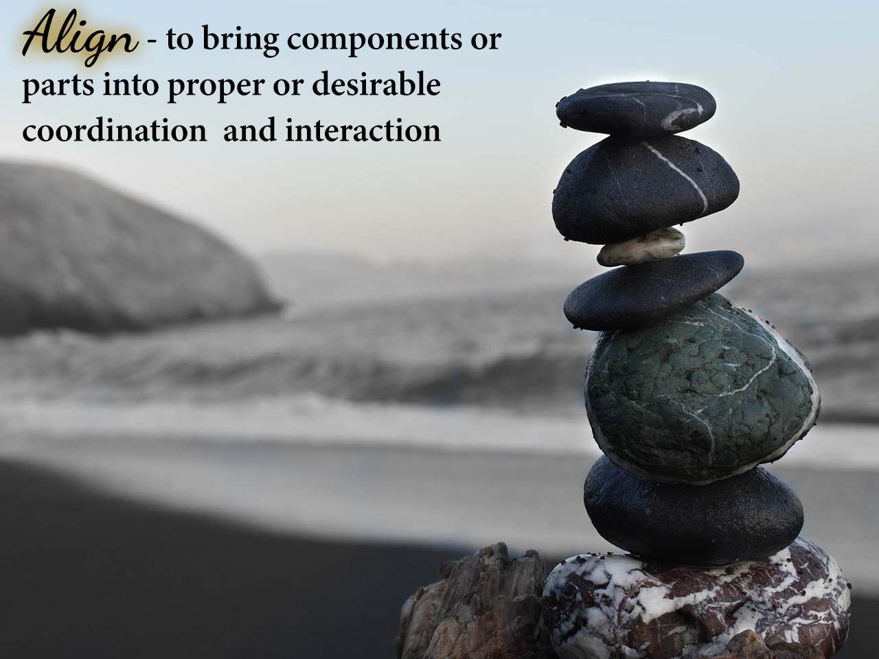 Neatly stacked pile of stones